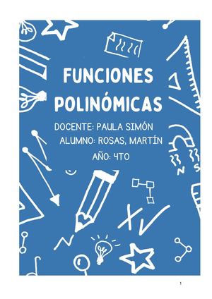 Secuencia Didáctica De Polinomios Rosas, Martín
