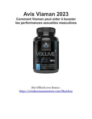 Avis Viaman 2023 Comment Viaman Peut Aider à Booster Les Performances Sexuelles Masculines