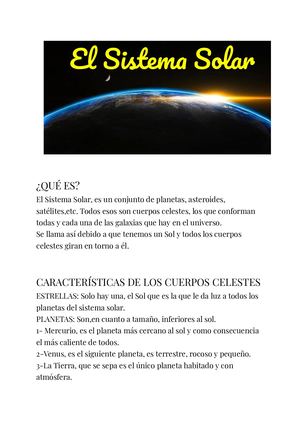 El Sistema Solar