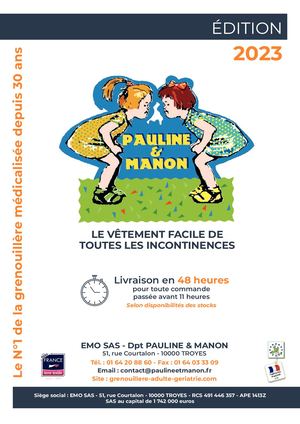 Catalogue Revendeurs Pauline & Manon 2023