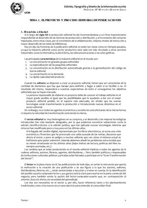 Tema 1 Proyecto Editorial