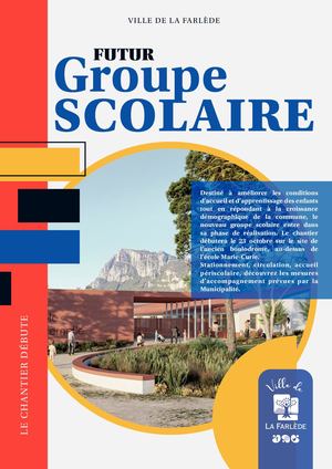 Plaquette Futur Groupe Scolaire