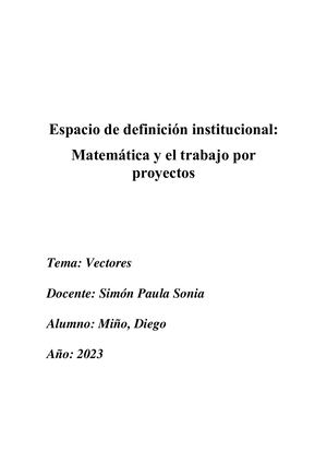 Secuencia Didáctica Vectores 6to año (secundaria-cs)