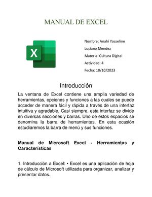 Manual De Excel