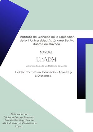 Un Adm (Universidad Abierta Y A Distancia De México)