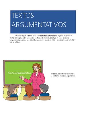 Textos Argumentativos Unidad 3