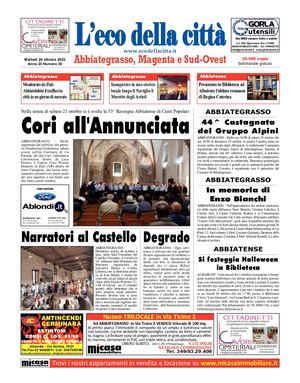 L'eco della città del 24 ottobre 2023