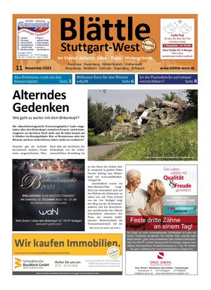 Blättle Stuttgart-West 11/2023