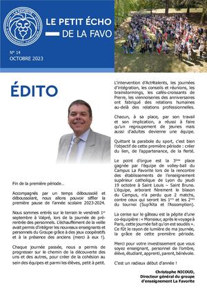 Petit Echo N°14 Octobre 2023