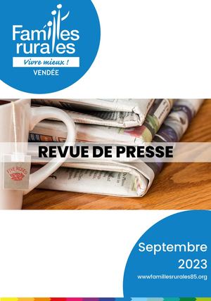 Revue De Presse Septembre 2023