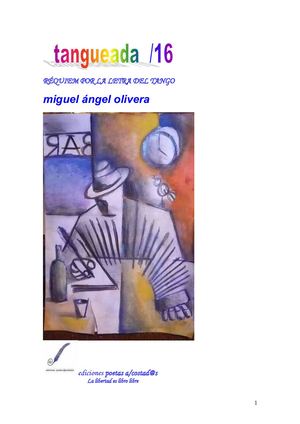 Tangueada 16/ RÉQUIEM POR LA LETRA DEL TANGO