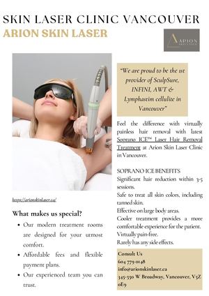 ARION LASER HAIR REMOVAL- SOPRANO ICE™