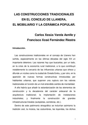 CONSTRUCCIONES TRADICIONALES LLANERA
