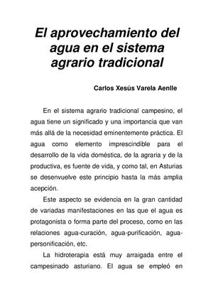 APROVECHAMIENTO AGUA ASTURIAS