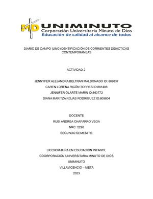 Diario De Campo Fundamentos De Didactica (1) (1)