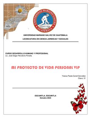Proyecto De Vida (Desarrollo)