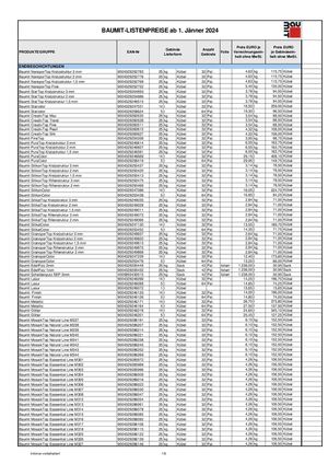 Preisblatt 01.01.2024