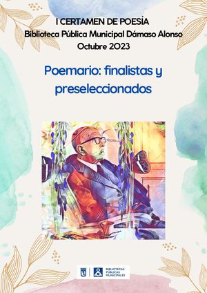 I Certamen De Poesía Dámaso Alonso