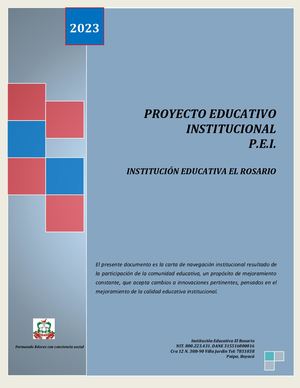 Resignificacion De Pei 2023