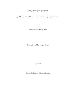 estudios de imagenología especial