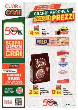 Volantino Cuor di Crai Regina dal 26 ottobre al 5 novembre