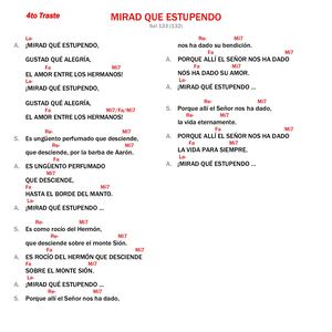 Neocantos - Mirad Que Estupendo