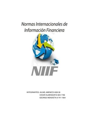 Normas Internacionales De Información Financiera