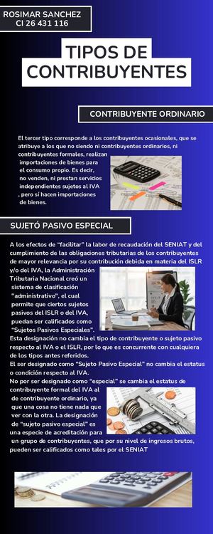 Tipos De Contribuyentes