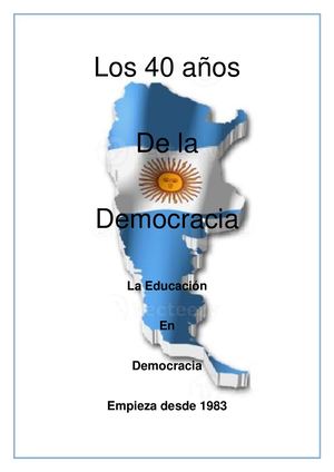 40 Años de Democracia CENS 451
