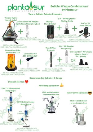 Bubbler And Vape Combinations by Plantasur