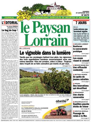 Le Paysan Lorrain 29 09 2023