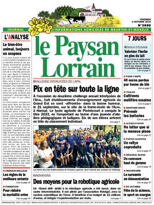 Le Paysan Lorrain 06 10 2023