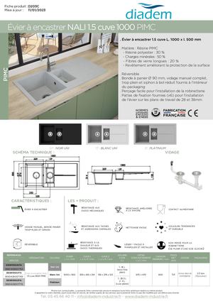 Nali 1.5 Cuve 1000 Pimc