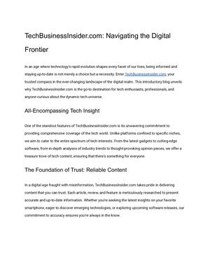 Calaméo - Tech Business Insider Com Navigating The Digital Frontier