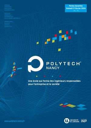 Plaquette Polytech Nancy 2023 2024
