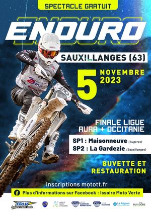 Programme Enduro Ligue Sauxillanges 2023 Pp