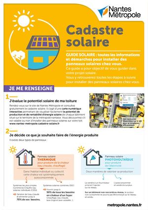 Guide cadastre solaire