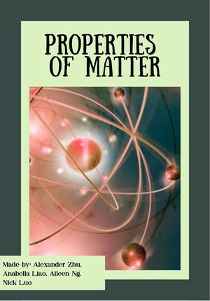 Properties Of Matter