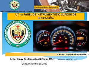 Cuadro De Indicacion Tablero de instrumento