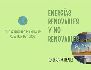 Folleto Energías Renovables Y No Renovables (1)