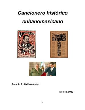 Cancionero Histórico Cubanomexicano