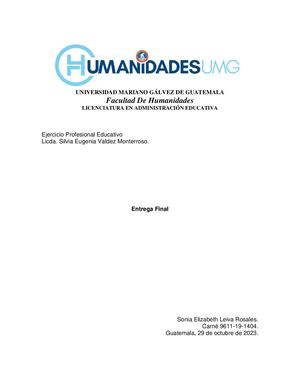 Semana 15 Ejercicio Profesional