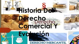 Historia Del Derecho Comercial Y Evolución