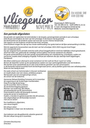 Maandbrief November 2023