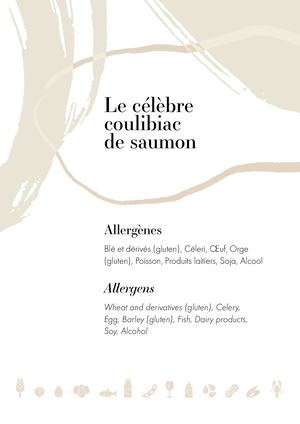 Allergenes Coulibiac De Saumon