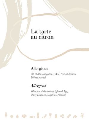 Allergenes Tarte Au Citron