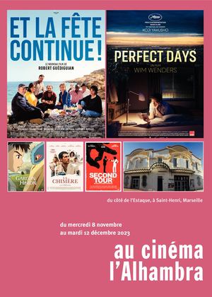 Programme du cinéma l'Alhambra à Marseille du 8 novembre au 12 décembre
