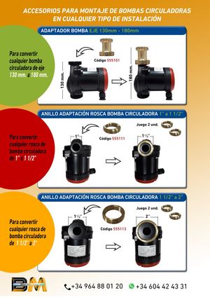 Folleto Recambios Y Accesorios Para Bombas