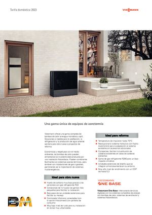 Tarifa Doméstica Bomba de Calor Viessmann 2023 Bricomur