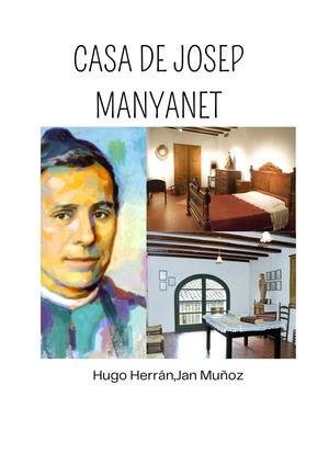 Pare Manyanet Infància I Joventut La Seva Casa Familiar Passat I Futur